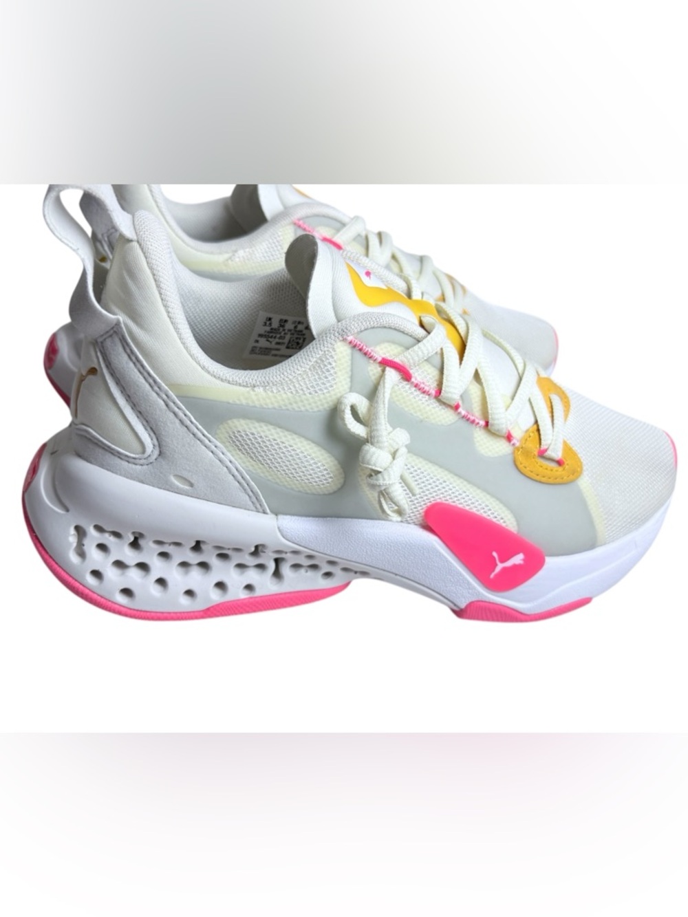 Puma Xetic Women’s Cream and Pink Active Sneakers Sz 6 US - Picture 5 of 15